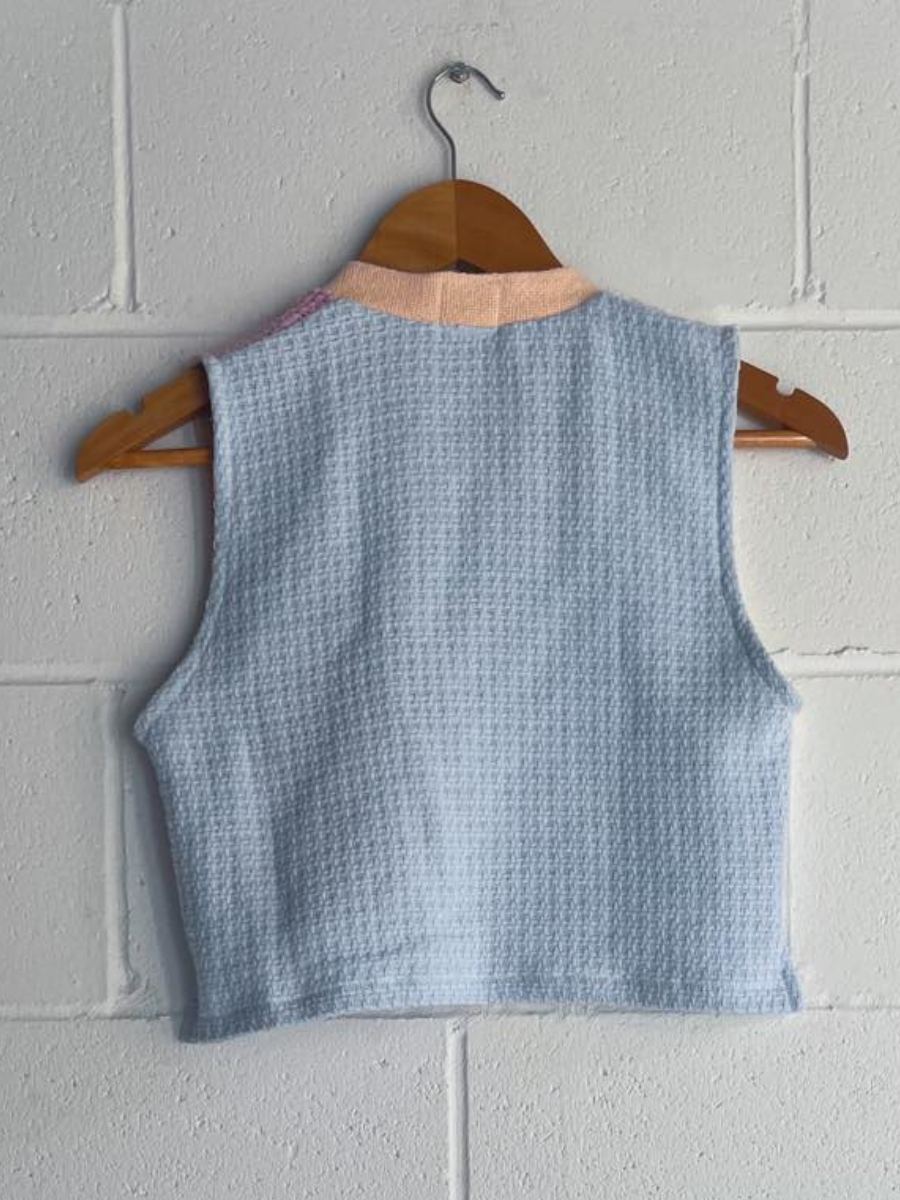 Bruns Vest in Iris Splice