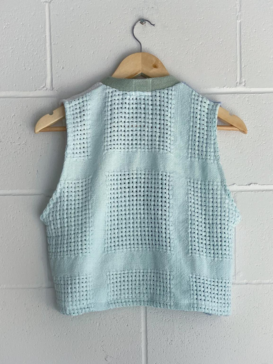 Bruns Vest in Sky Splice