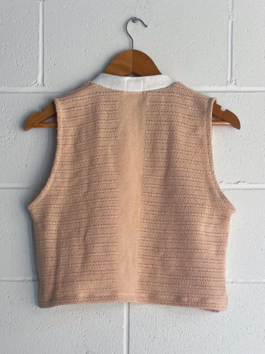 Bruns Vest in Terracotta Splice