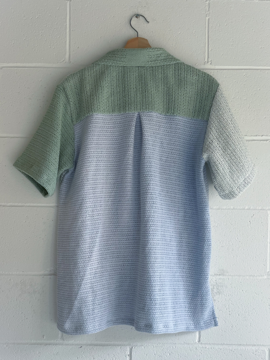 Lenni Shirt in Fog Splice