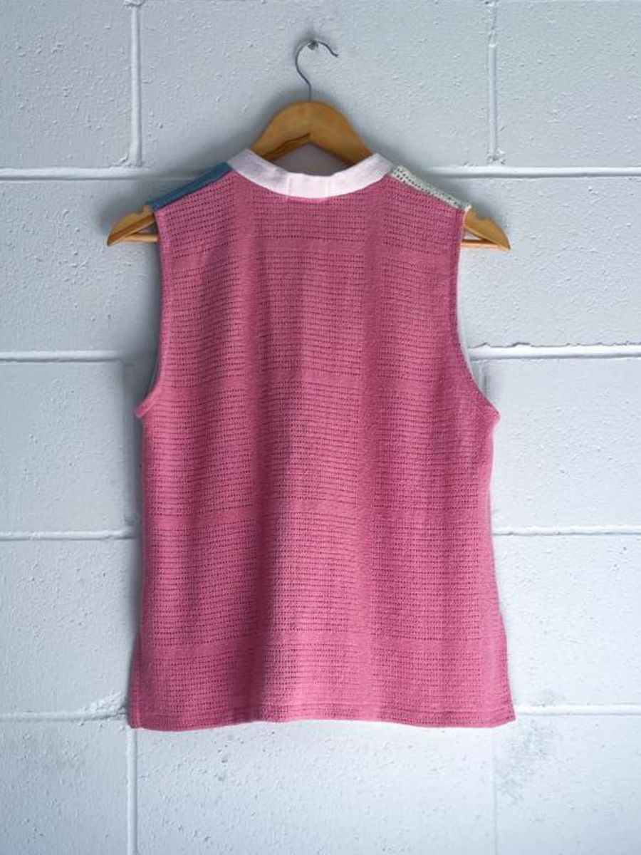 upcycled oversized vest