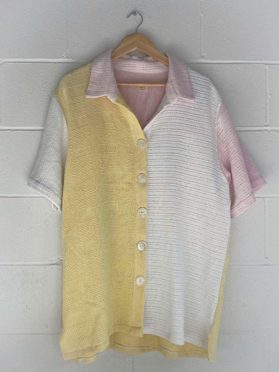 Lenni Shirt in Frangipani Splice