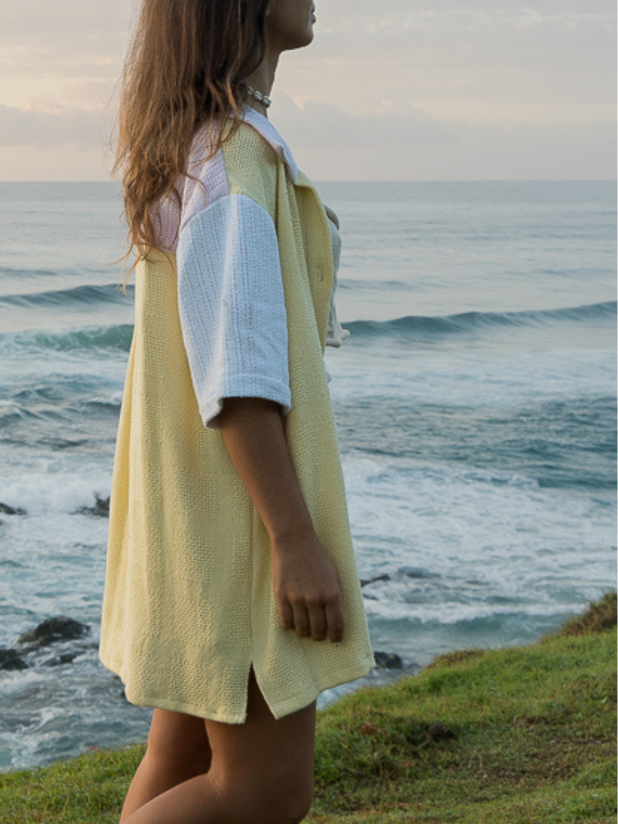 Lenni Shirt in Frangipani Splice