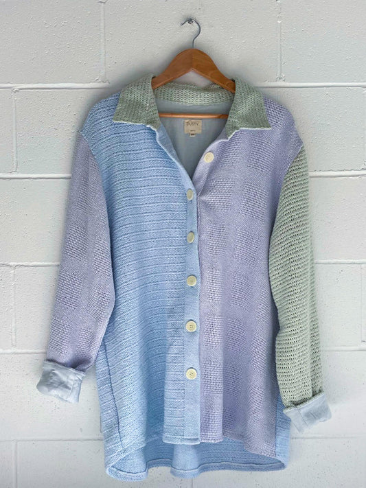 Billi Shirt in Peacock Splice