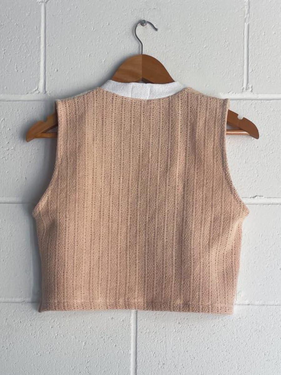 Bruns Vest in Clay Splice