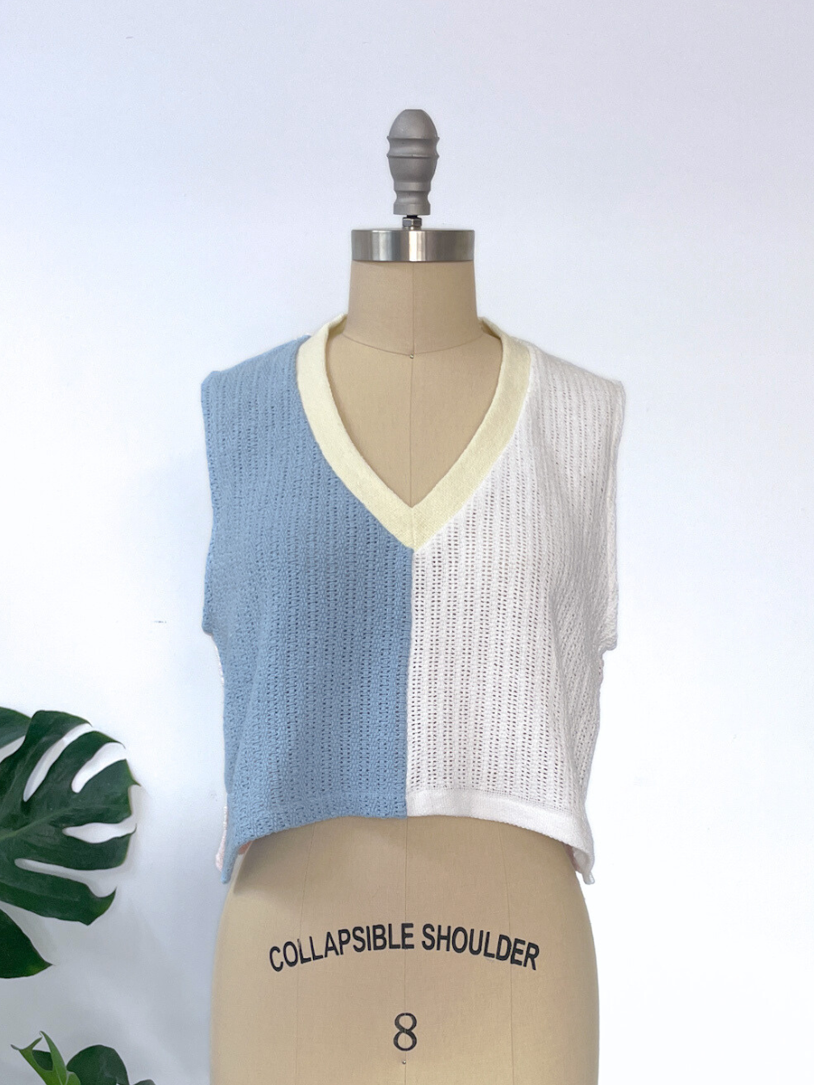 Bruns Vest in Daydream Splice