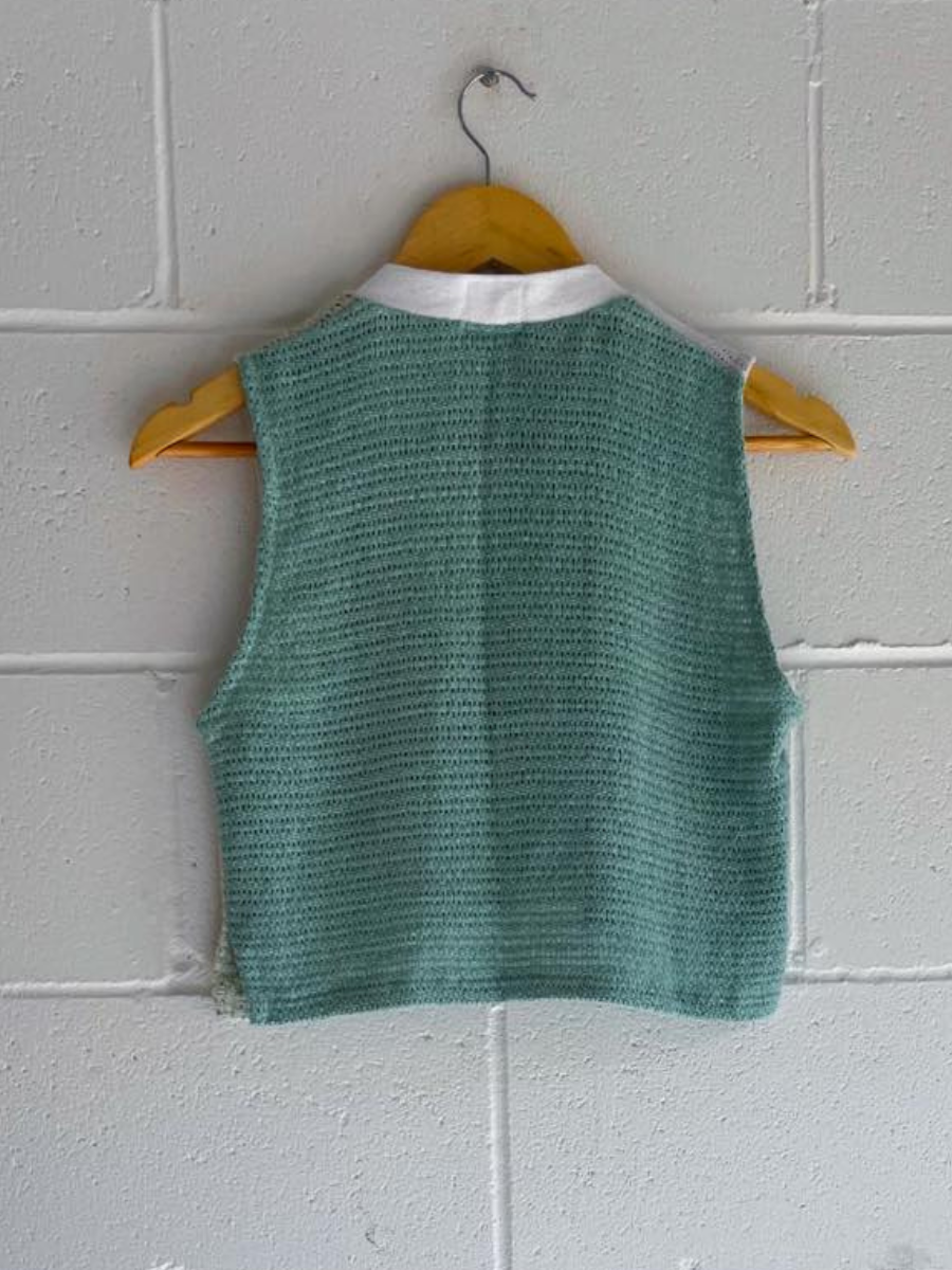 Bruns Vest in Fog Splice