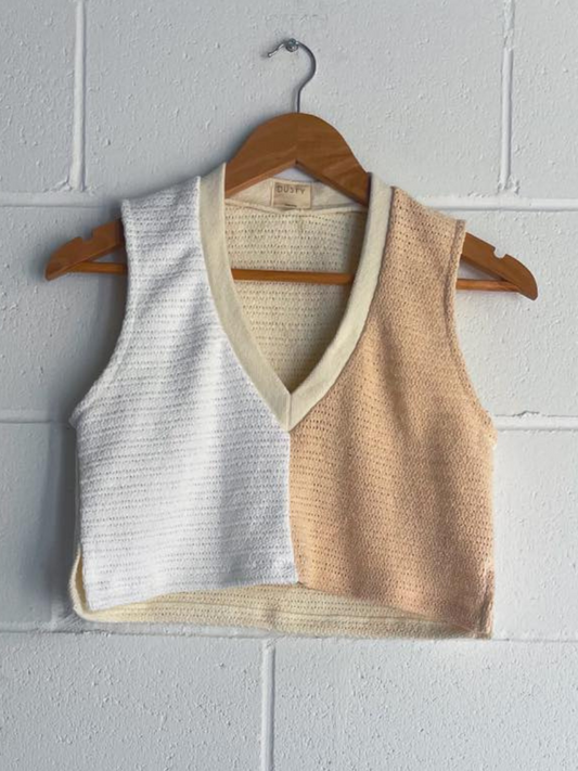 Bruns Vest in Gold Splice