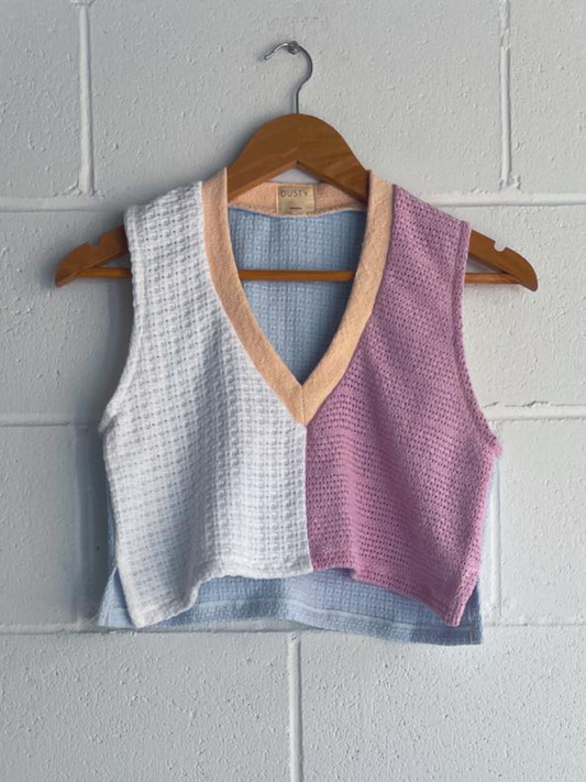 Bruns Vest in Iris Splice