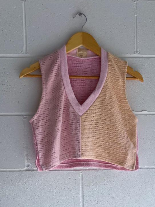 Bruns Vest in Rose Splice