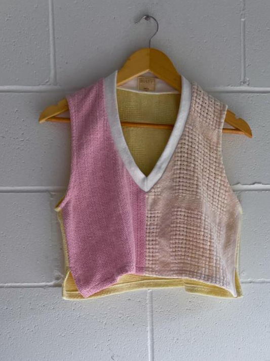 Bruns Vest in Sunset Splice