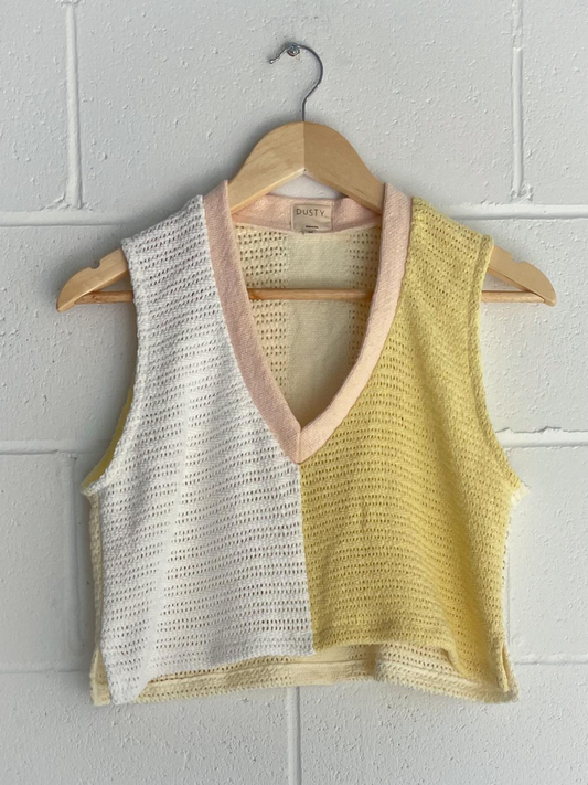 Bruns Vest in Sunshine Splice