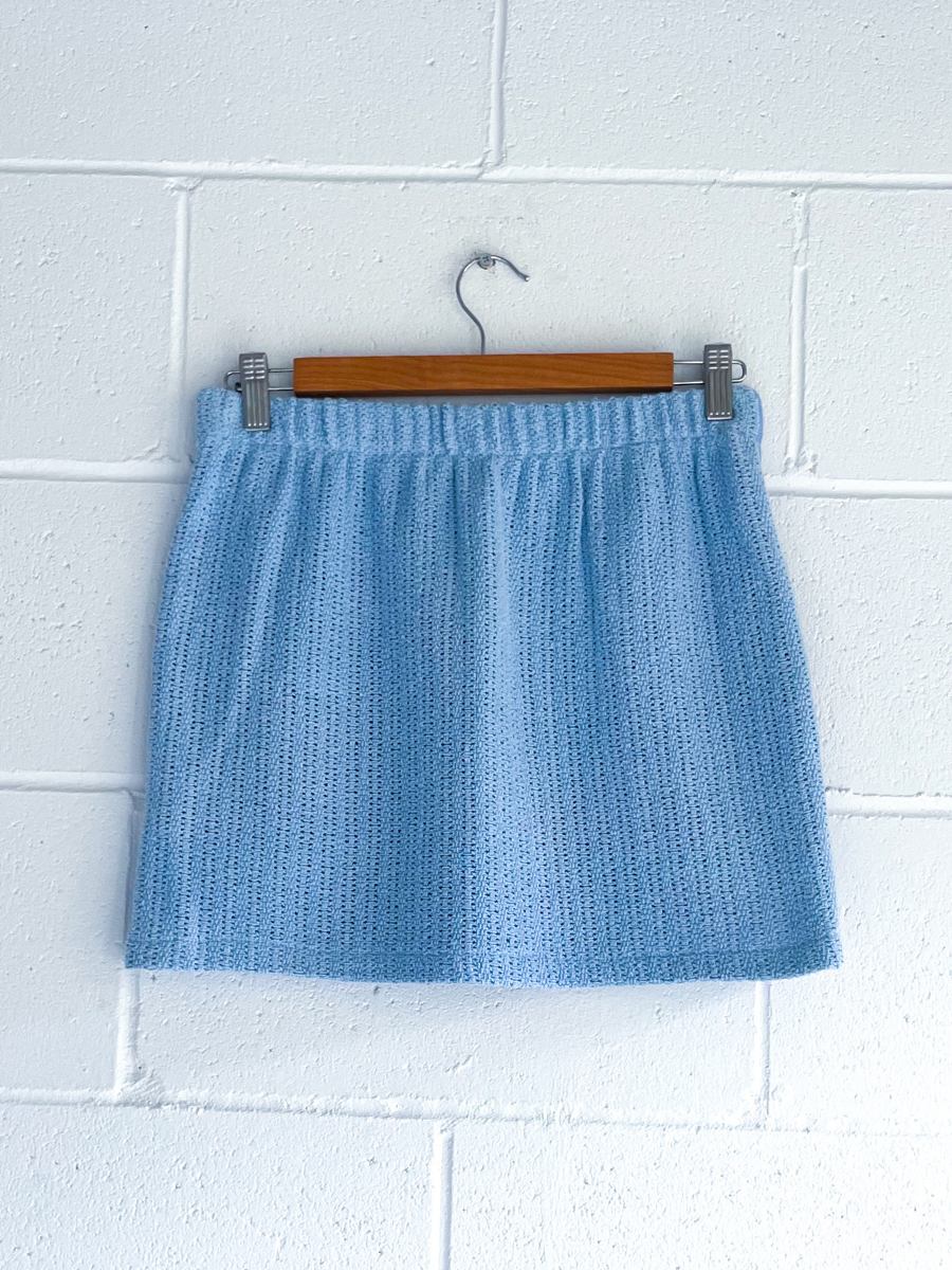 Caba Mini Skirt in Ocean Splice