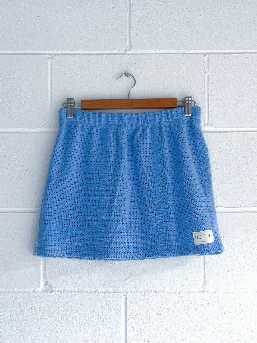 Caba Mini Skirt in Ocean Splice