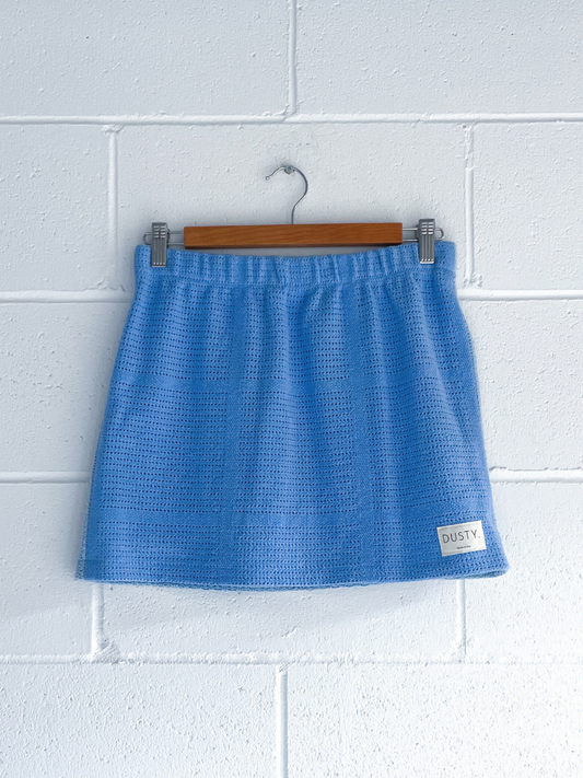 Caba Mini Skirt in Ocean Splice