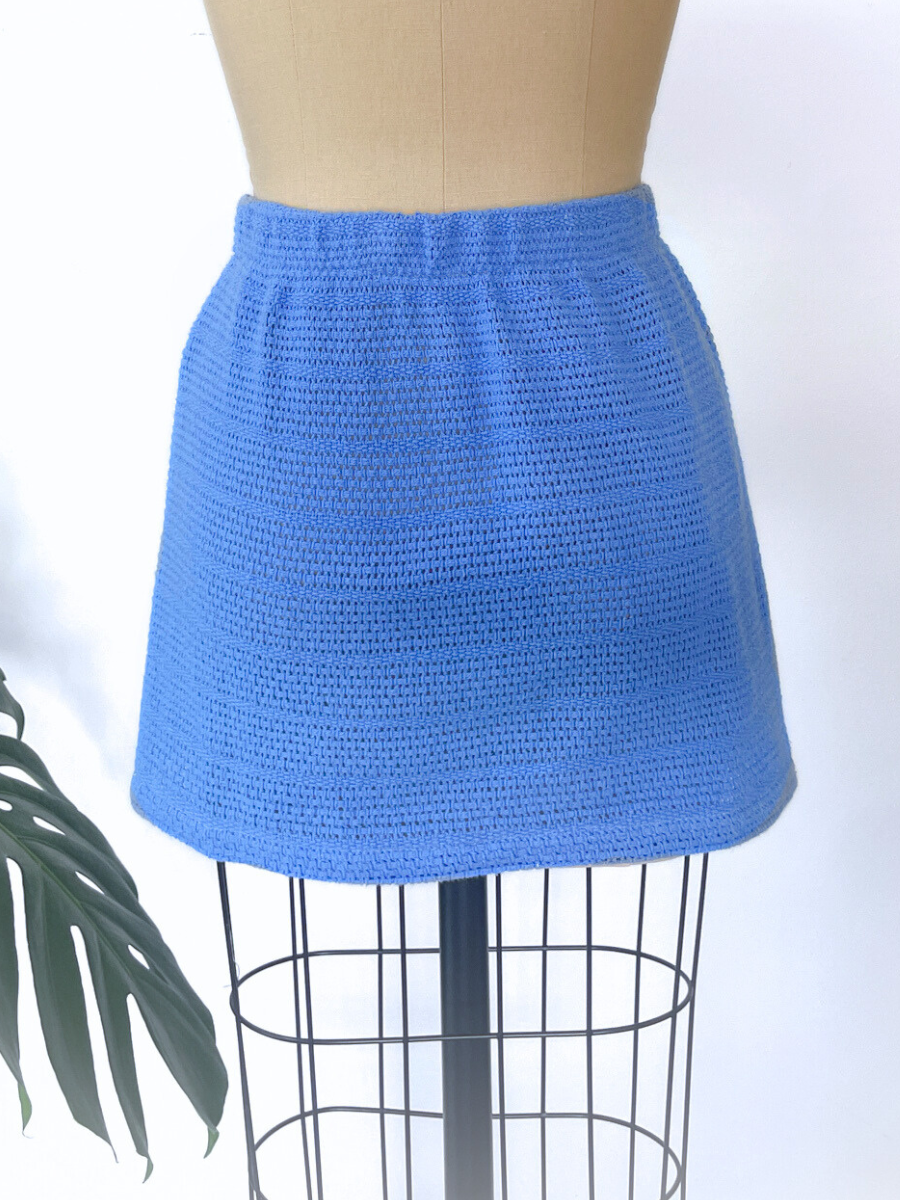 Caba Mini Skirt in Ocean Splice