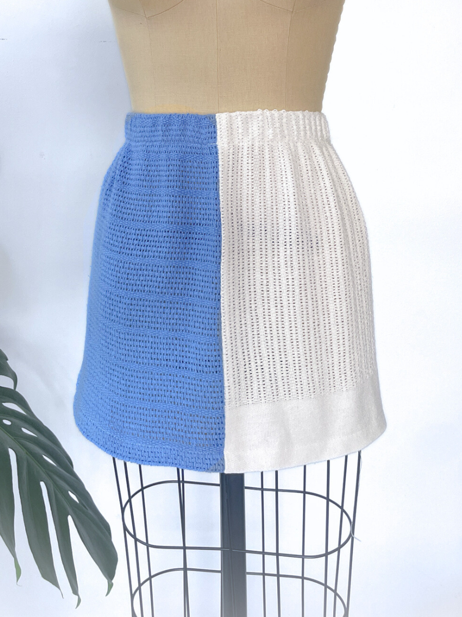 Caba Mini Skirt in Ocean Splice
