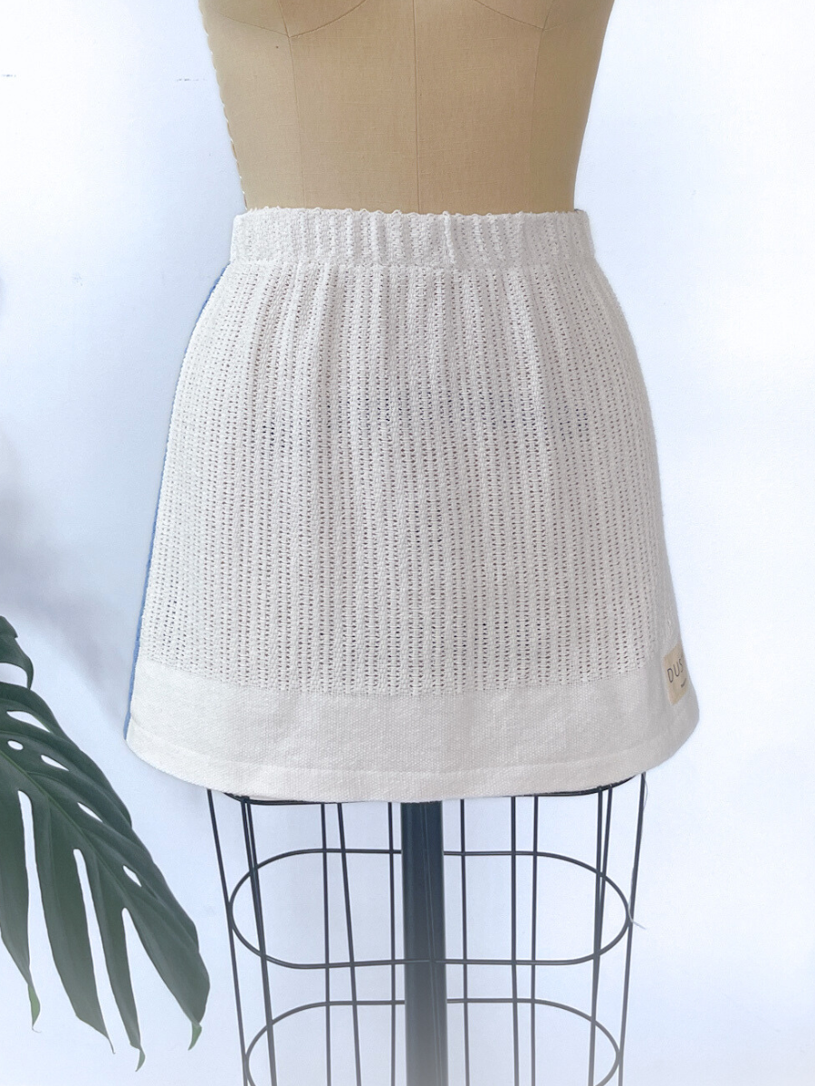 Caba Mini Skirt in Ocean Splice