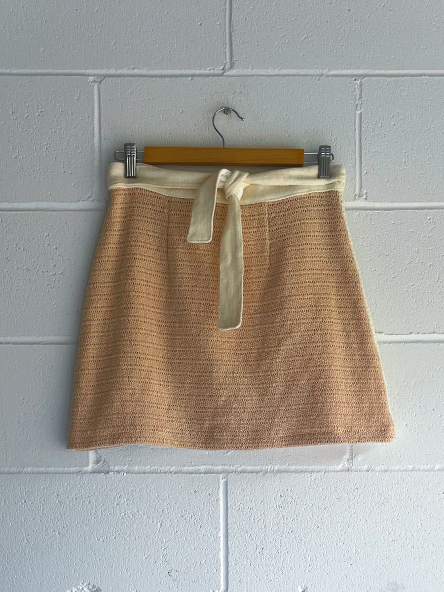 Evans Wrap Skirt in Clay Splice