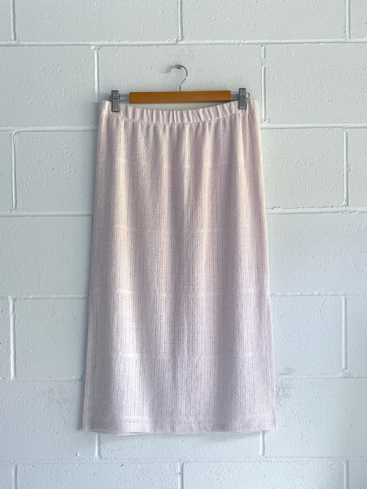 Fingal Midi Skirt in Blush Splice