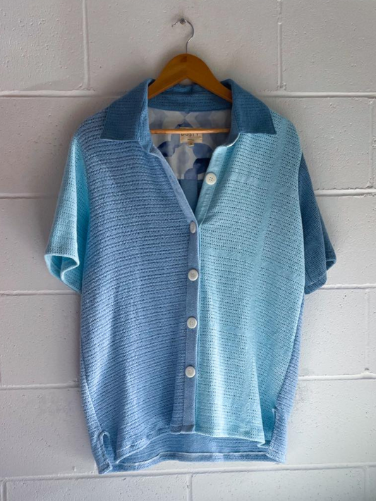 Lenni Shirt in Bluebell Splice