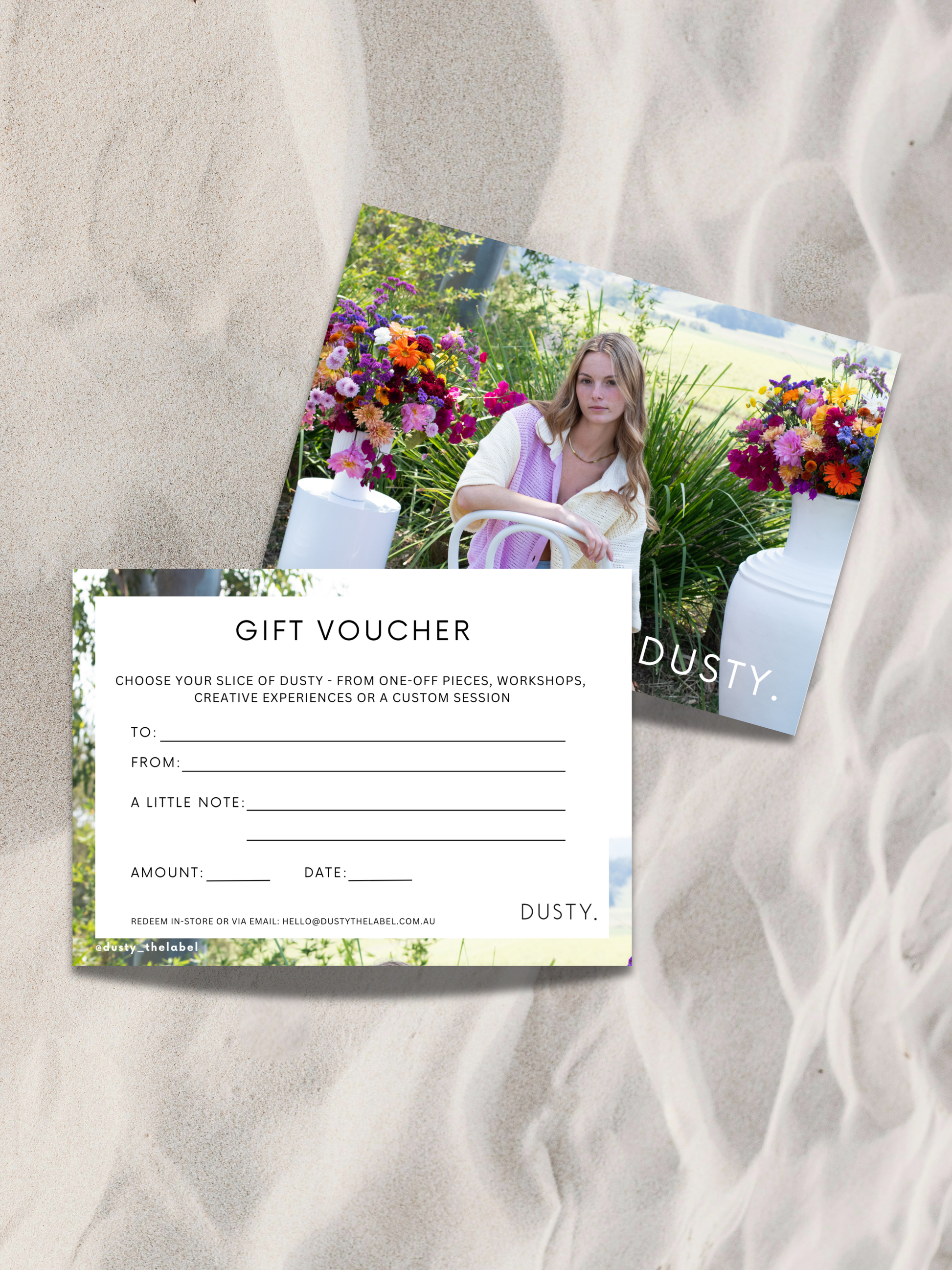 upcycled clothing slow fashion experience gift card byron bay 